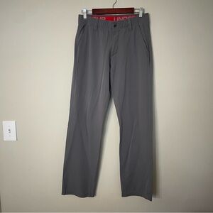 Under Armour Men's Charcoal Gray Chinos Khaki Pants Golf 32/32
